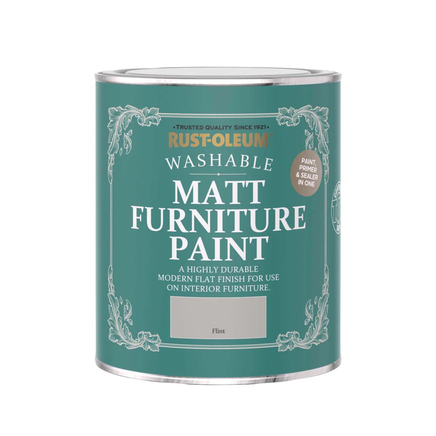 Rust-Oleum Flint Matt Furniture paint, 750ml Rust-Oleum Flint Matt Furniture Paint, 750ml -Home Paint Store rust oleum flint matt furniture paint 750ml5013296131469 08c bq