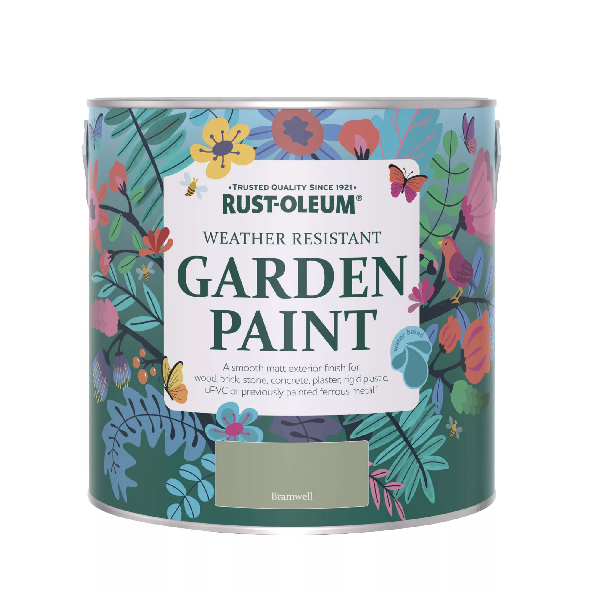 Rust-Oleum Garden Paint Bramwell Matt Multi-surface Garden Paint, 2.5L Tin Rust-Oleum Garden Paint Bramwell Matt Multi-surface Garden Paint, 2.5L Tin -Home Paint Store rust oleum garden paint bramwell matt multi surface garden paint 2 5l tin5013296131841 08c bq