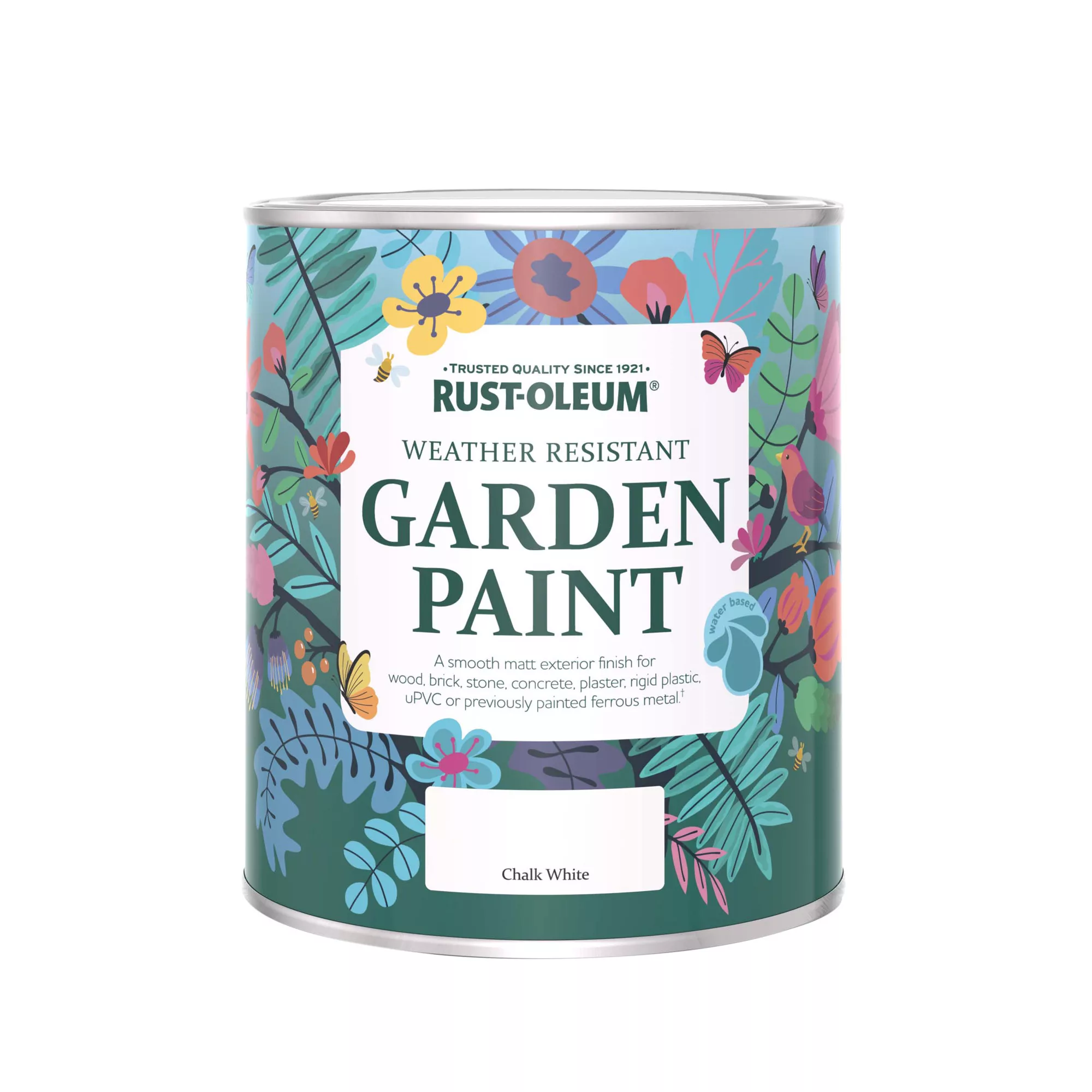 Rust-Oleum Garden Paint Chalk White Matt Multi-surface Garden Paint, 750ml Tin Rust-Oleum Garden Paint Chalk White Matt Multi-surface Garden Paint, 750ml Tin -Home Paint Store rust oleum garden paint chalk white matt multi surface garden paint 750ml tin5013296131650 08c bq