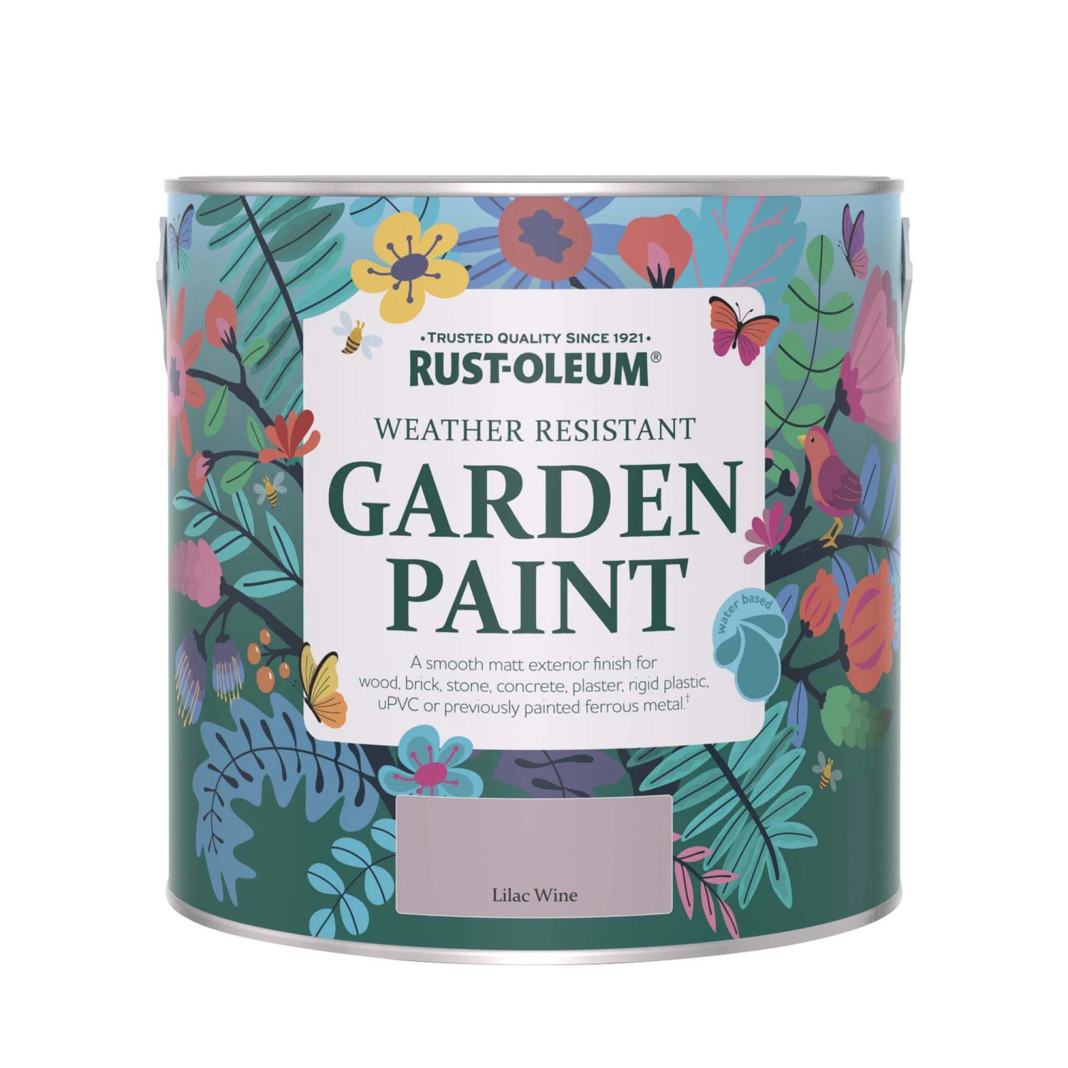 Rust-Oleum Garden Paint Lilac Wine Matt Multi-surface Garden Paint, 2.5L Tin Rust-Oleum Garden Paint Lilac Wine Matt Multi-surface Garden Paint, 2.5L Tin -Home Paint Store rust oleum garden paint lilac wine matt multi surface garden paint 2 5l tin5013296131834 08c bq
