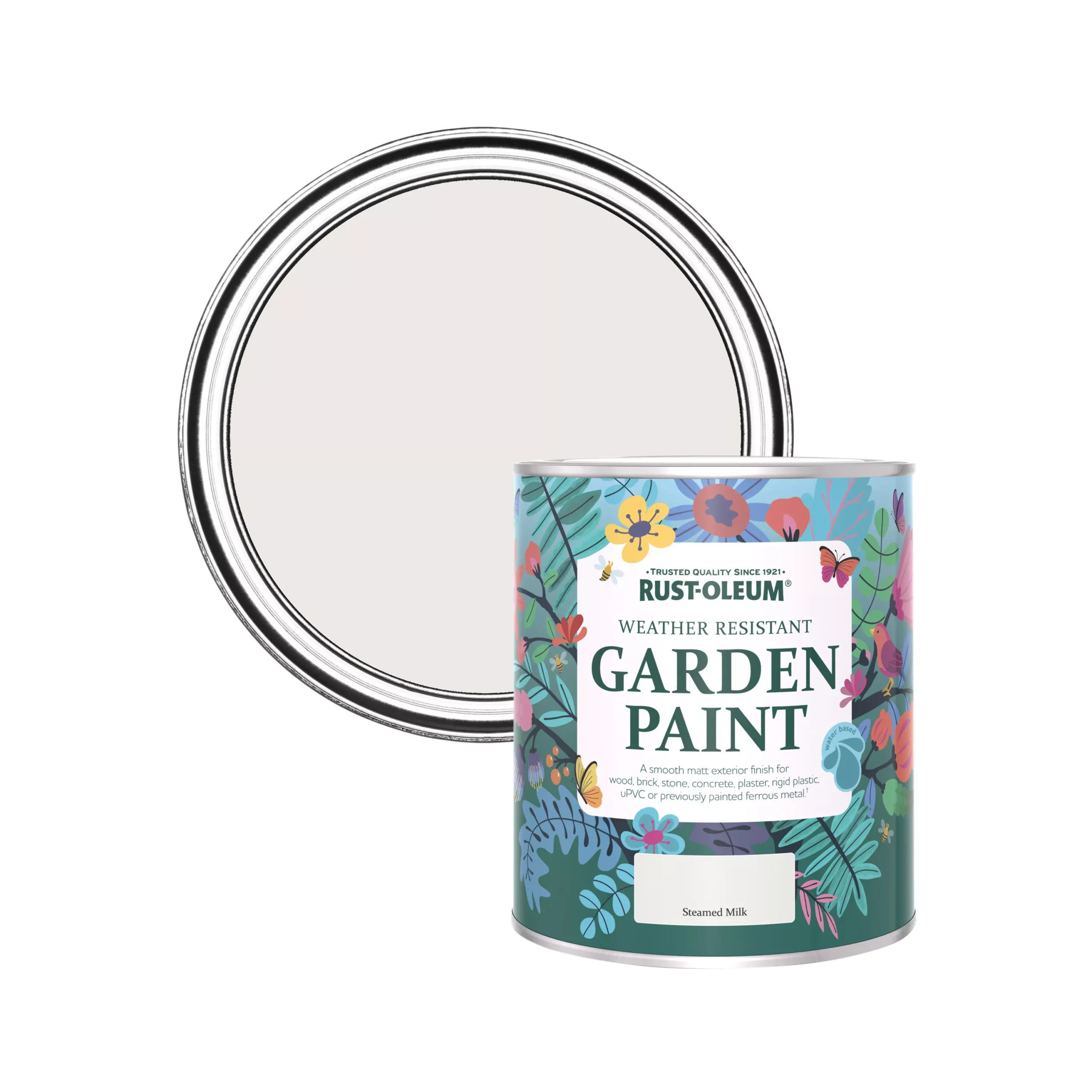 Rust-Oleum Garden Paint Steamed Milk Matt Multi-surface Garden Paint, 750ml Tin Rust-Oleum Garden Paint Steamed Milk Matt Multi-surface Garden Paint, 750ml Tin -Home Paint Store rust oleum garden paint steamed milk matt multi surface garden paint 750ml tin5013296131667 02c bq scaled