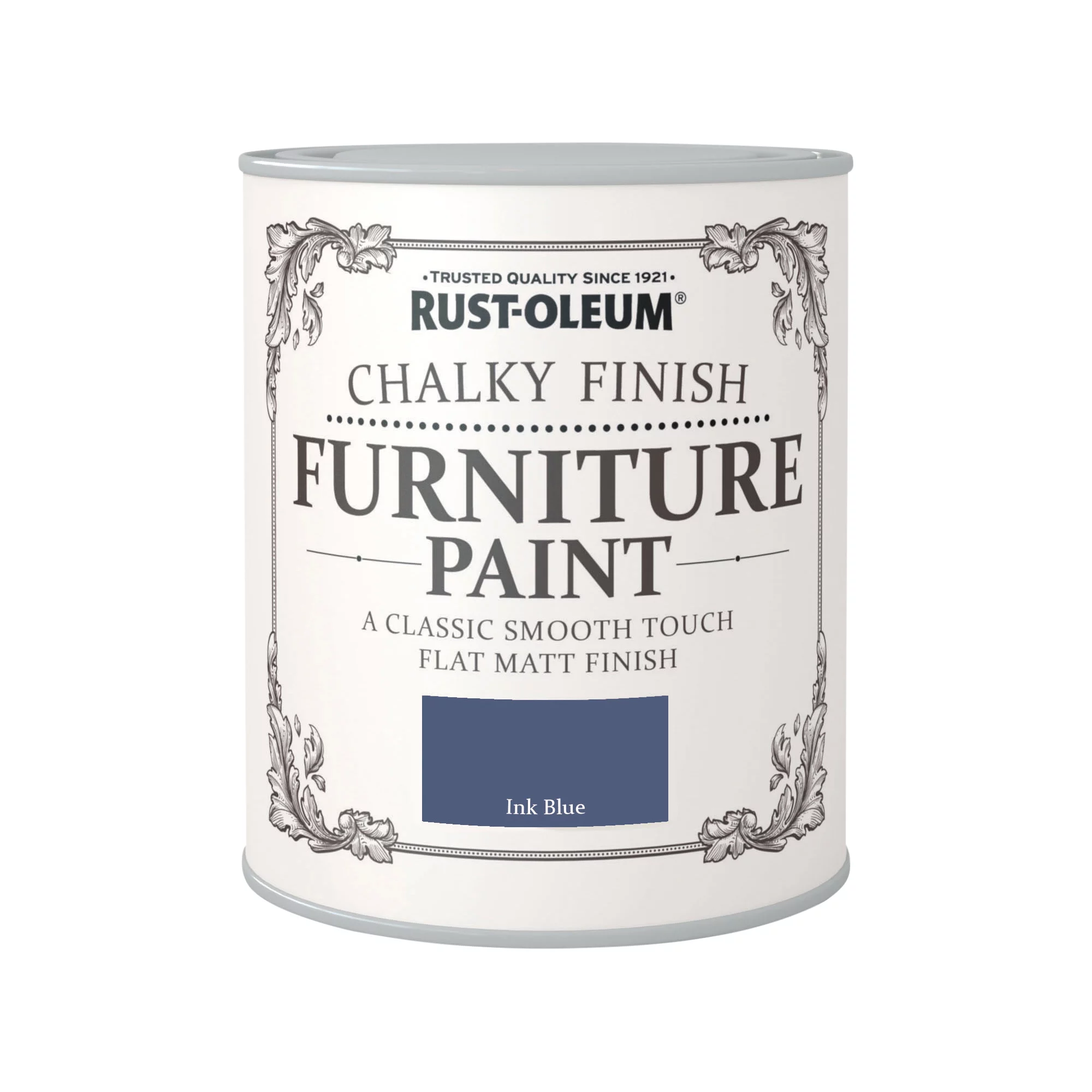 Rust-Oleum Ink blue Flat matt Furniture paint, 750ml Rust-Oleum Ink Blue Flat Matt Furniture Paint, 750ml -Home Paint Store rust oleum ink blue flat matt furniture paint 750ml5013296032322 08c bq