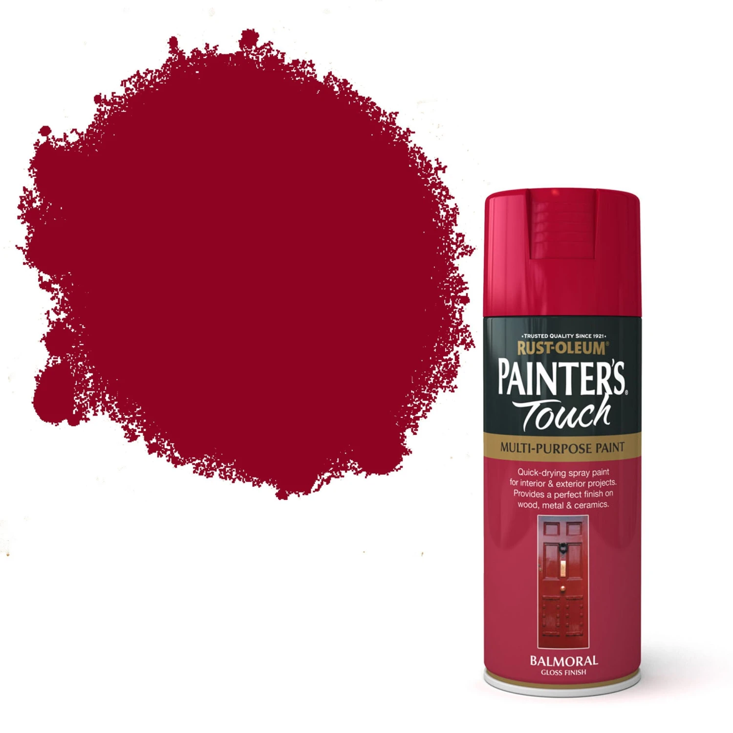 Rust-Oleum Painter's touch Balmoral Gloss Multi-surface Decorative spray paint, 400ml Rust-Oleum Painter's Touch Balmoral Gloss Multi-surface Decorative Spray Paint, 400ml -Home Paint Store rust oleum painter s touch balmoral gloss multi surface decorative spray paint 400ml5013296950183 02c bq scaled