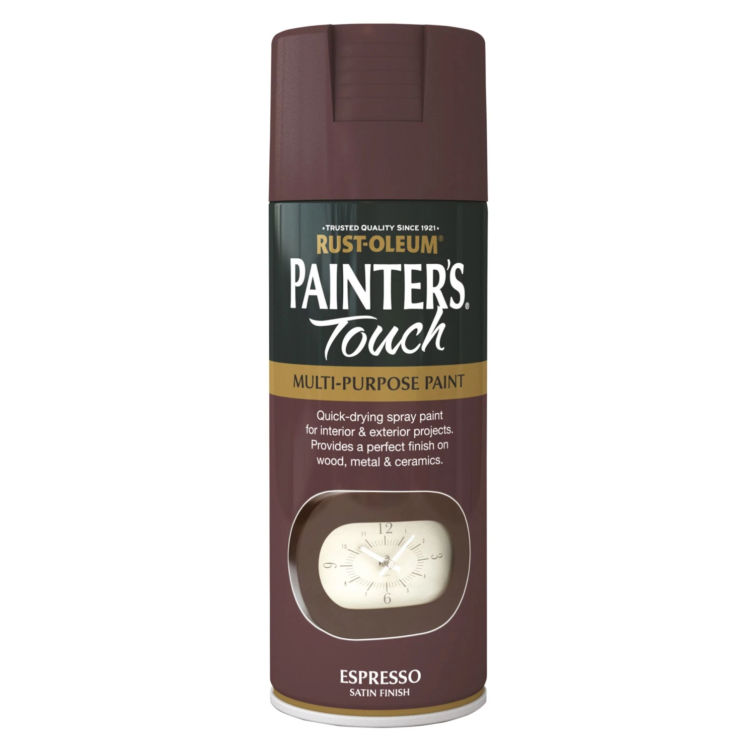 Rust-Oleum Painter's Touch Espresso Satinwood Multi-surface Decorative spray paint, 400ml Rust-Oleum Painter's Touch Espresso Satinwood Multi-surface Decorative Spray Paint, 400ml -Home Paint Store rust oleum painter s touch espresso satinwood multi surface decorative spray paint 400ml5013296950350 08c bq scaled