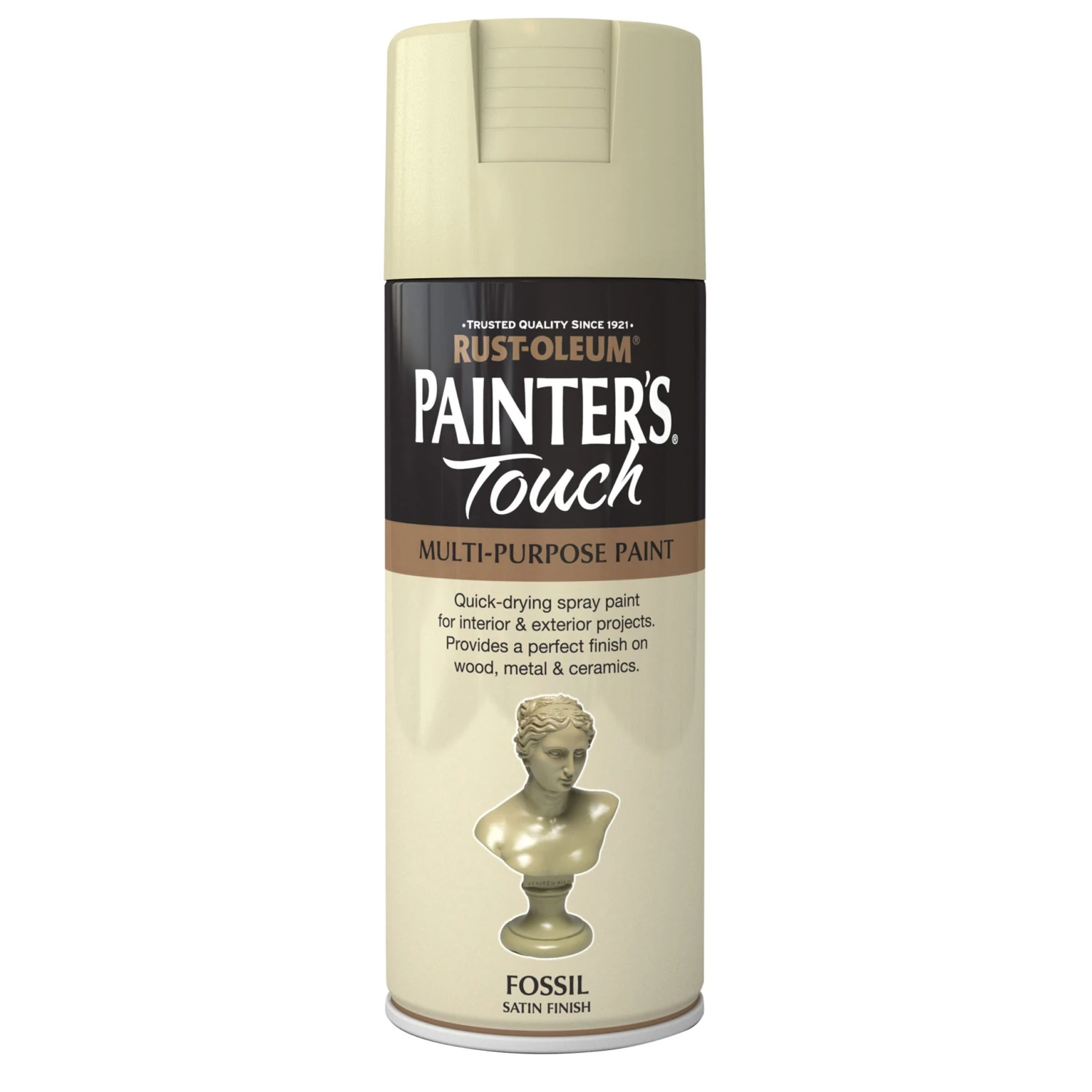 Rust-Oleum Painter's Touch Fossil Satinwood Multi-surface Decorative spray paint, 400ml Rust-Oleum Painter's Touch Fossil Satinwood Multi-surface Decorative Spray Paint, 400ml -Home Paint Store rust oleum painter s touch fossil satinwood multi surface decorative spray paint 400ml5013296950961 08c bq scaled
