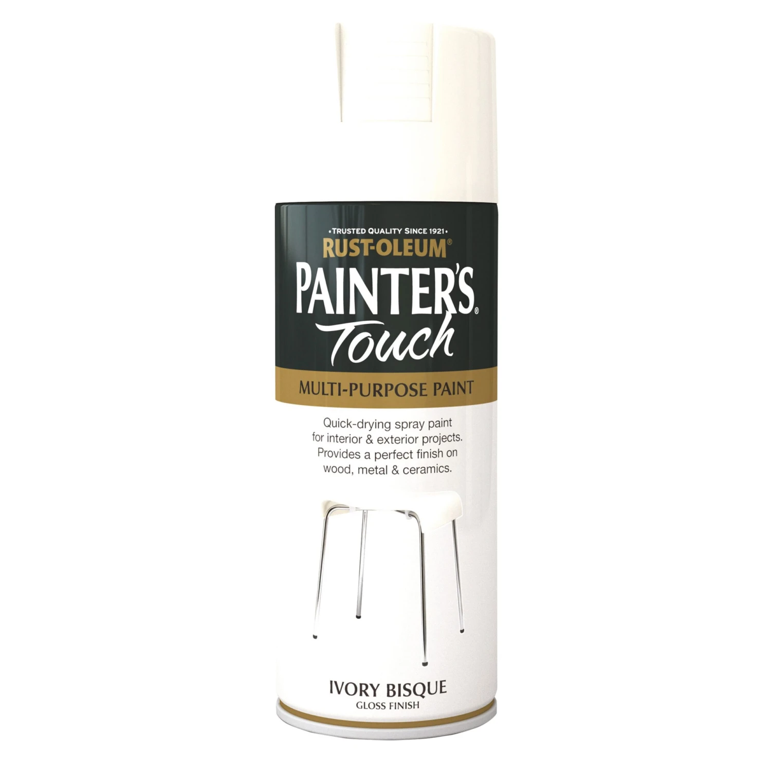 Rust-Oleum Painter's touch Ivory bisque Gloss Multi-surface Decorative spray paint, 400ml Rust-Oleum Painter's Touch Ivory Bisque Gloss Multi-surface Decorative Spray Paint, 400ml -Home Paint Store rust oleum painter s touch ivory bisque gloss multi surface decorative spray paint 400ml5013296950169 08c bq scaled