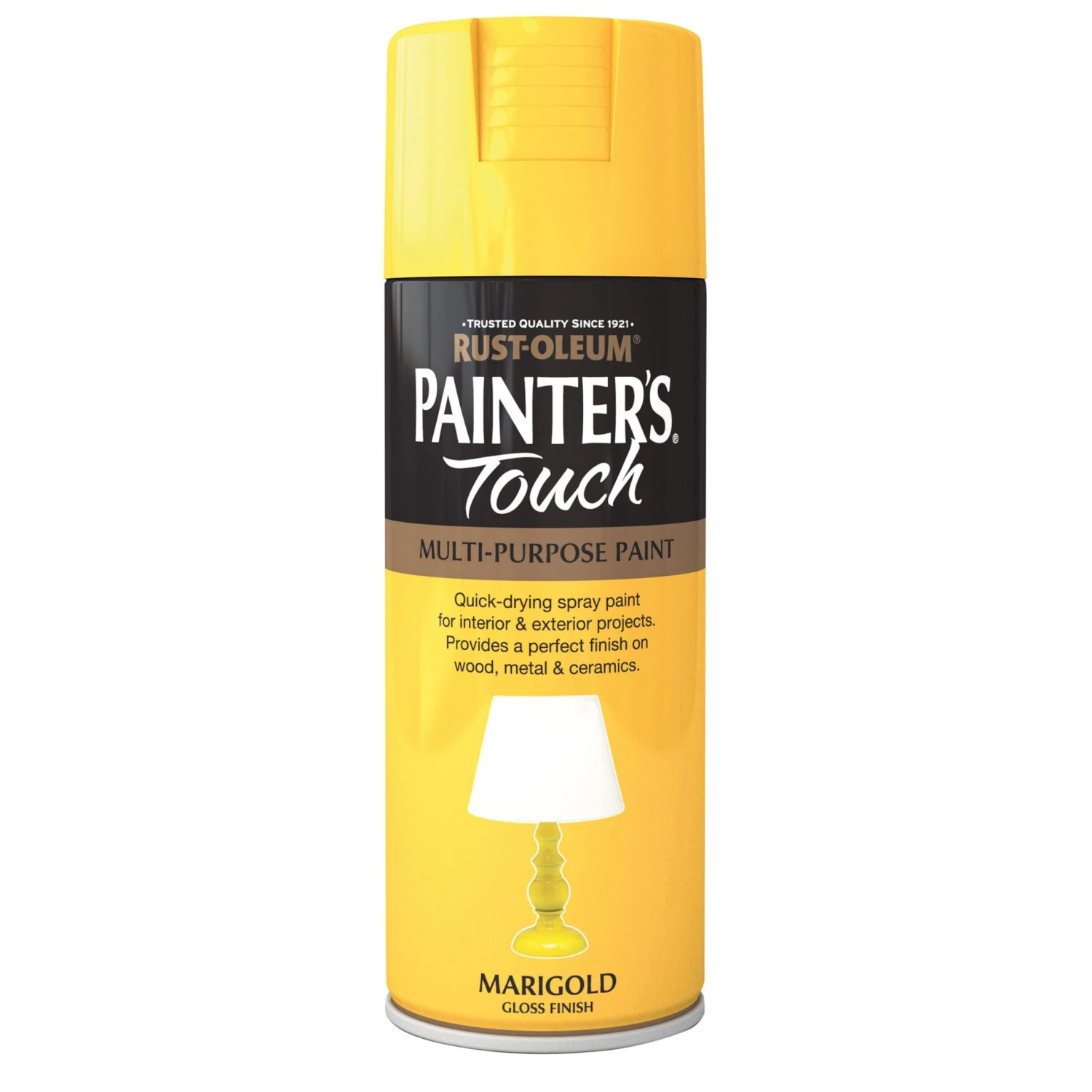 Rust-Oleum Painter's touch Marigold Gloss Multi-surface Decorative spray paint, 400ml Rust-Oleum Painter's Touch Marigold Gloss Multi-surface Decorative Spray Paint, 400ml -Home Paint Store rust oleum painter s touch marigold gloss multi surface decorative spray paint 400ml5013296950954 08c bq scaled