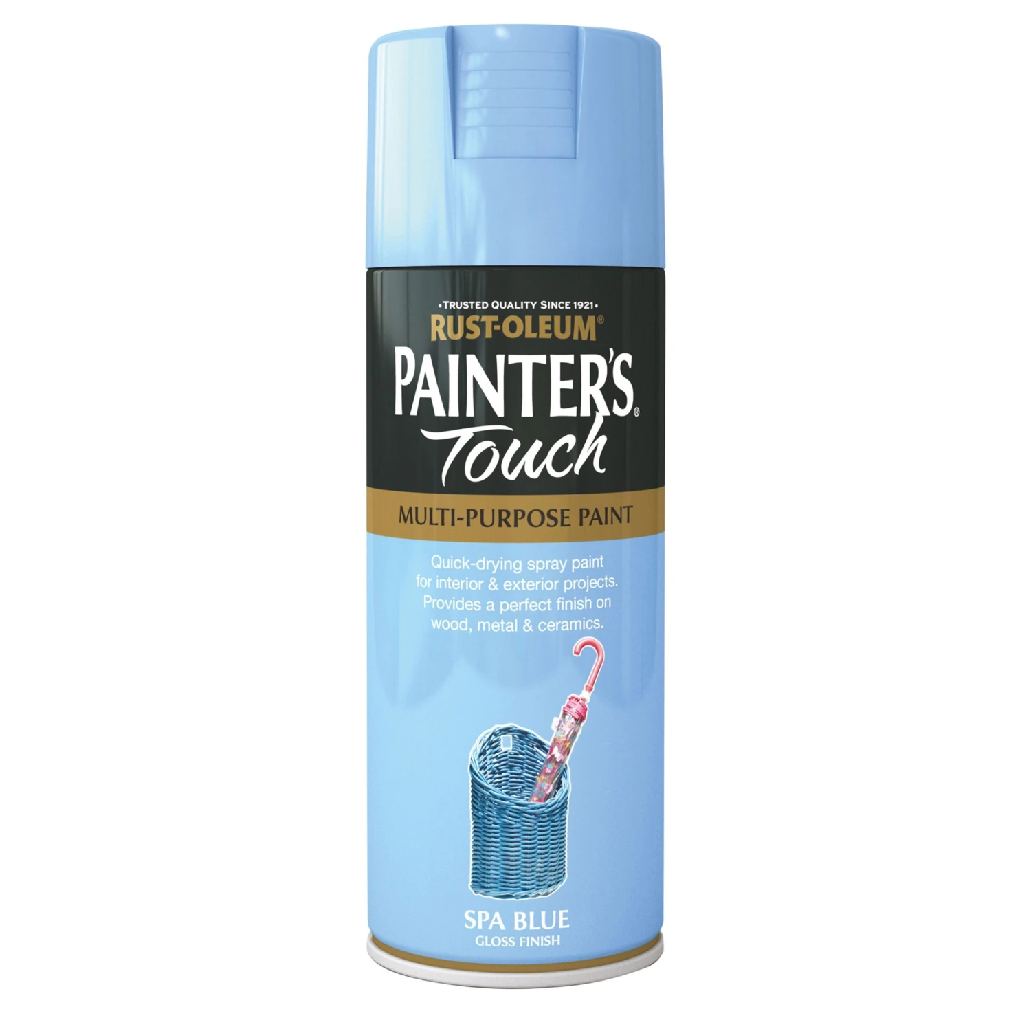 Rust-Oleum Painter's touch Spa blue Gloss Multi-surface Decorative spray paint, 400ml Rust-Oleum Painter's Touch Spa Blue Gloss Multi-surface Decorative Spray Paint, 400ml -Home Paint Store rust oleum painter s touch spa blue gloss multi surface decorative spray paint 400ml5013296950299 08c bq scaled