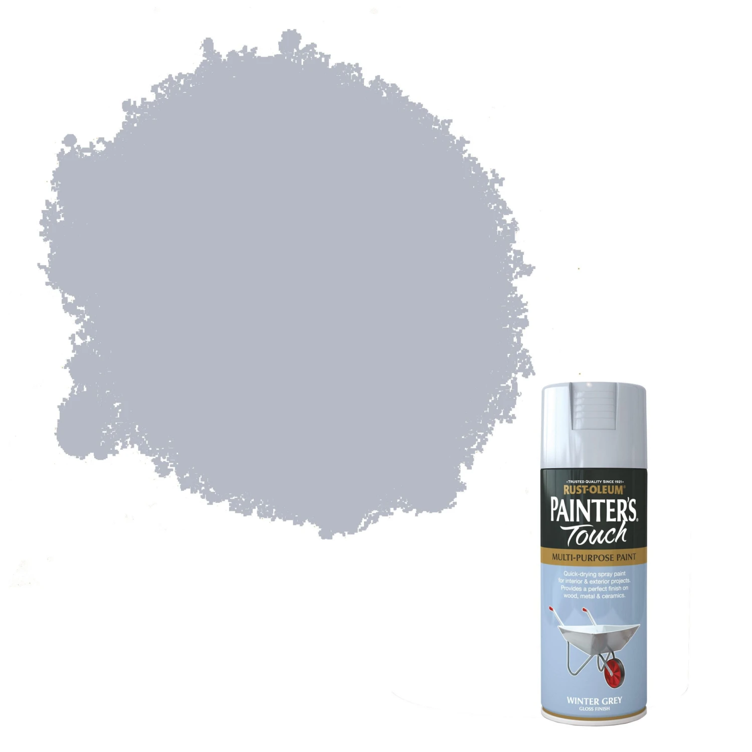 Rust-Oleum Painter's touch Winter grey Gloss Multi-surface Decorative spray paint, 400ml Rust-Oleum Painter's Touch Winter Grey Gloss Multi-surface Decorative Spray Paint, 400ml -Home Paint Store rust oleum painter s touch winter grey gloss multi surface decorative spray paint 400ml5013296950251 02c bq scaled