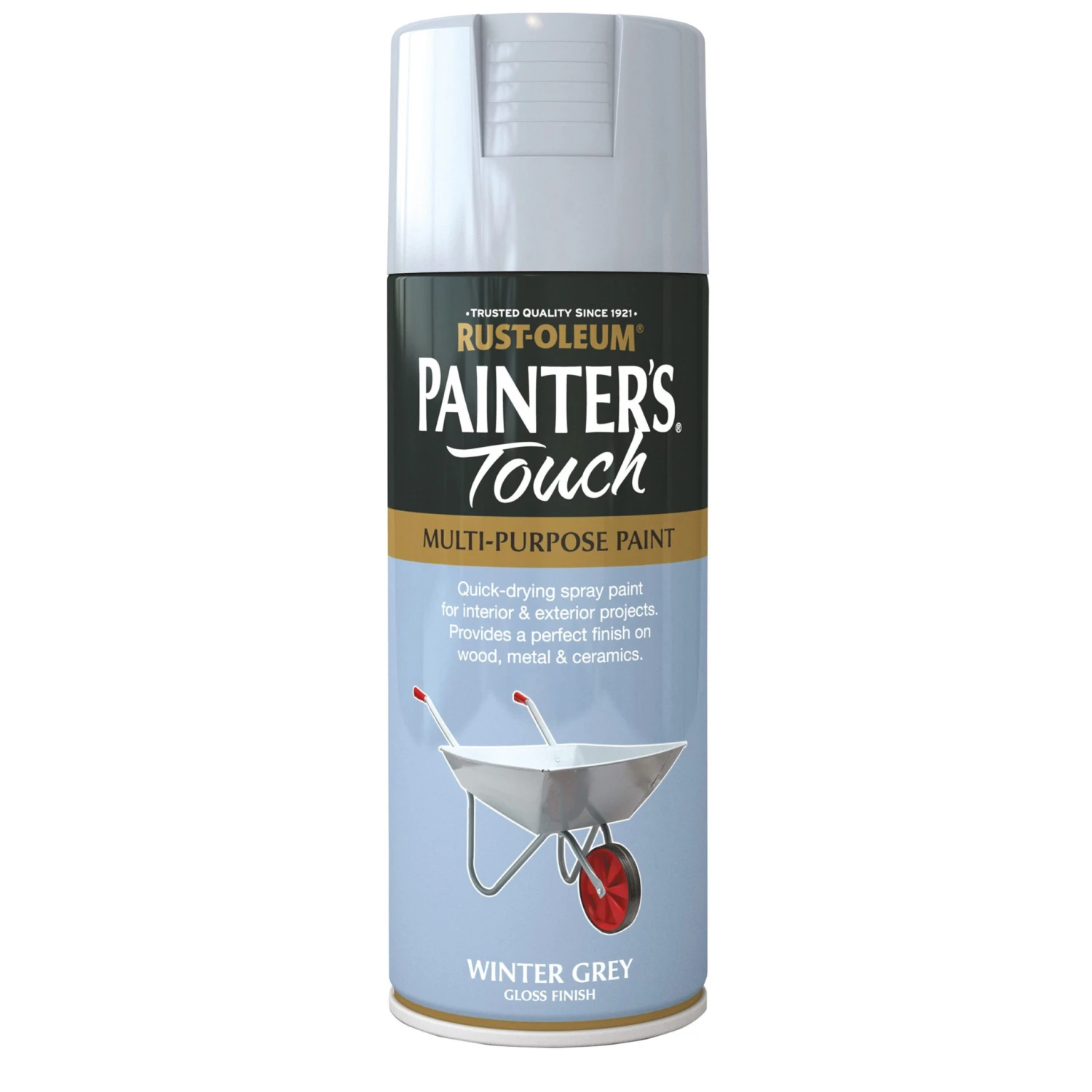 Rust-Oleum Painter's touch Winter grey Gloss Multi-surface Decorative spray paint, 400ml Rust-Oleum Painter's Touch Winter Grey Gloss Multi-surface Decorative Spray Paint, 400ml -Home Paint Store rust oleum painter s touch winter grey gloss multi surface decorative spray paint 400ml5013296950251 08c bq scaled