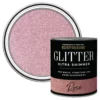 Rust-Oleum Ultra Shimmer Rose Glitter Effect Mid Sheen Multi-surface Topcoat Paint Glitter, 750ml