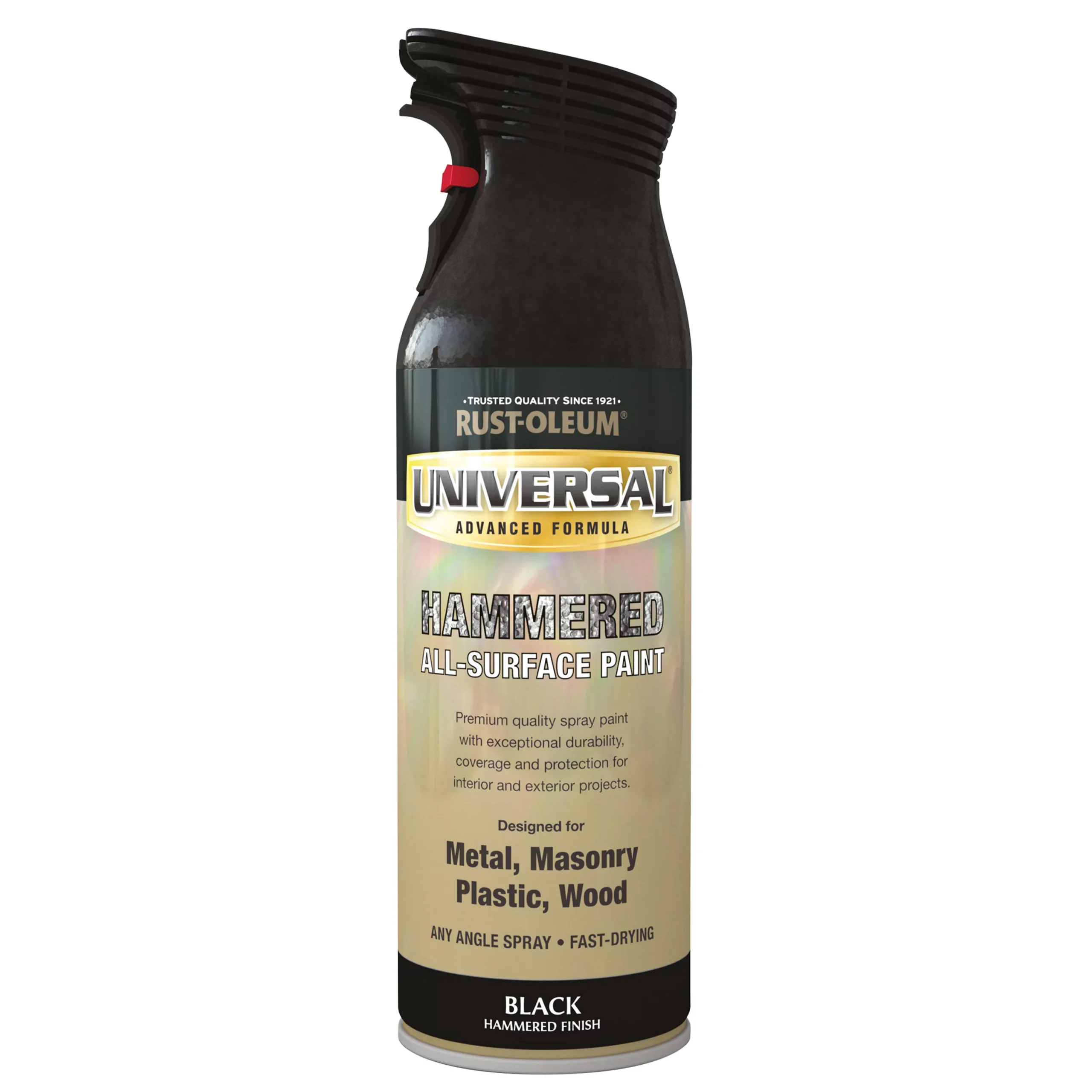Rust-Oleum Universal Black Hammered effect Multi-surface Spray paint, 400ml Rust-Oleum Universal Black Hammered Effect Multi-surface Spray Paint, 400ml -Home Paint Store rust oleum universal black hammered effect multi surface spray paint 400ml5013296950770 08c bq scaled