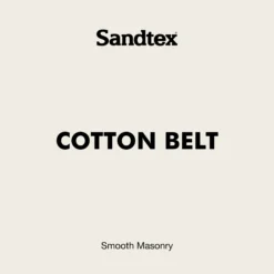Sandtex Cotton Belt Matt Masonry Paint, 5L Tub -Home Paint Store sandtex cotton belt matt masonry paint 5l tub5010131550300 01t bq