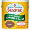 Sandtex Ultra Smooth Brick Red Smooth Masonry Paint, 2.5L