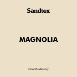 Sandtex Ultra Smooth Magnolia Masonry Paint, 10L -Home Paint Store sandtex ultra smooth magnolia masonry paint 10l5010131460937 02t bq