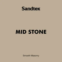 Sandtex Ultra Smooth Mid Stone Masonry Paint, 10L -Home Paint Store sandtex ultra smooth mid stone masonry paint 10l5010131488191 02t bq