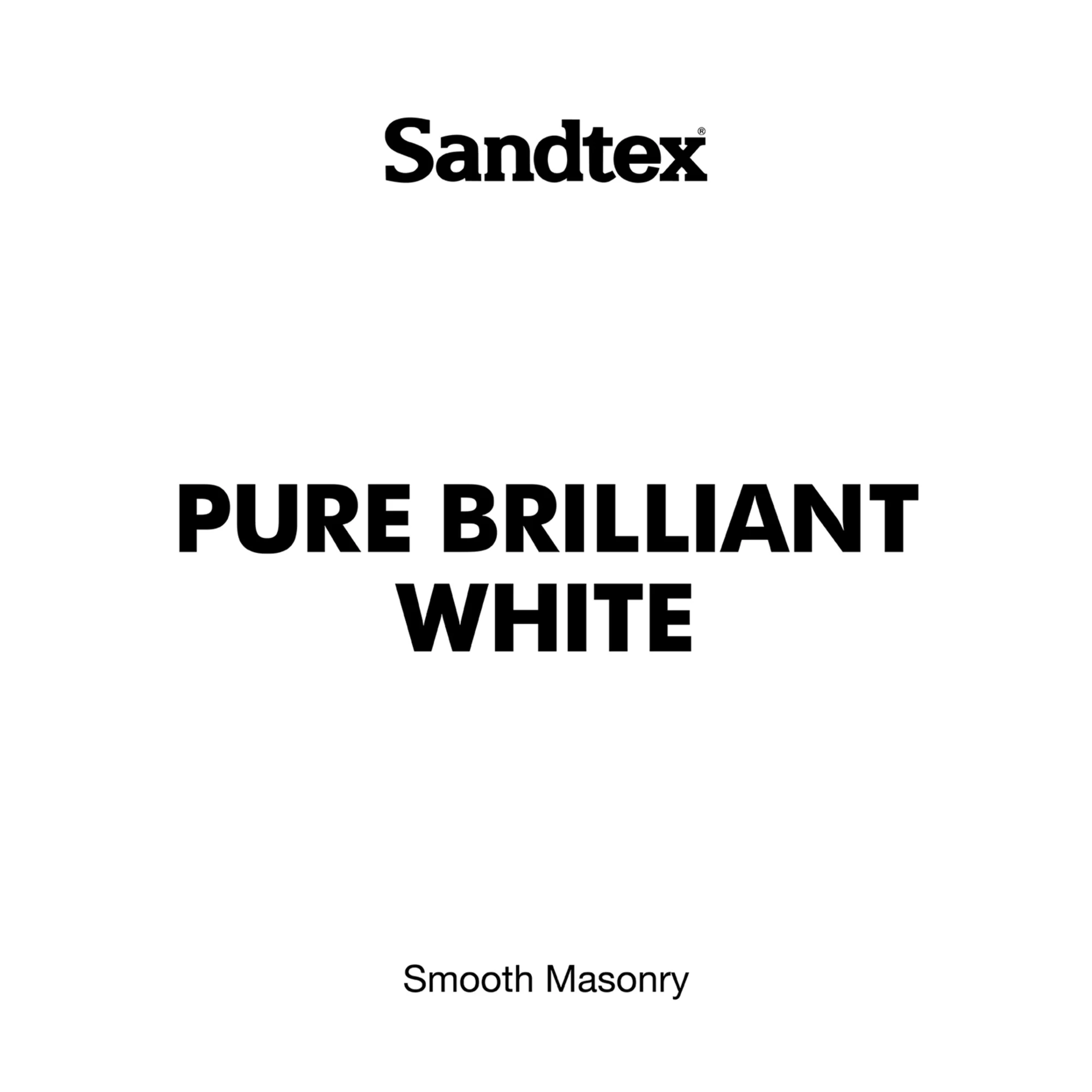 Sandtex Ultra smooth Pure brilliant white Masonry paint, 5L Sandtex Ultra Smooth Pure Brilliant White Masonry Paint, 5L -Home Paint Store sandtex ultra smooth pure brilliant white masonry paint 5l5010131461293 01t bq