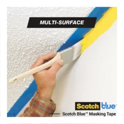 ScotchBlue Blue Masking Tape (L)41m (W)24mm, Pack Of 3 -Home Paint Store scotchblue blue masking tape l 41m w 24mm pack of 34054596722002 01i