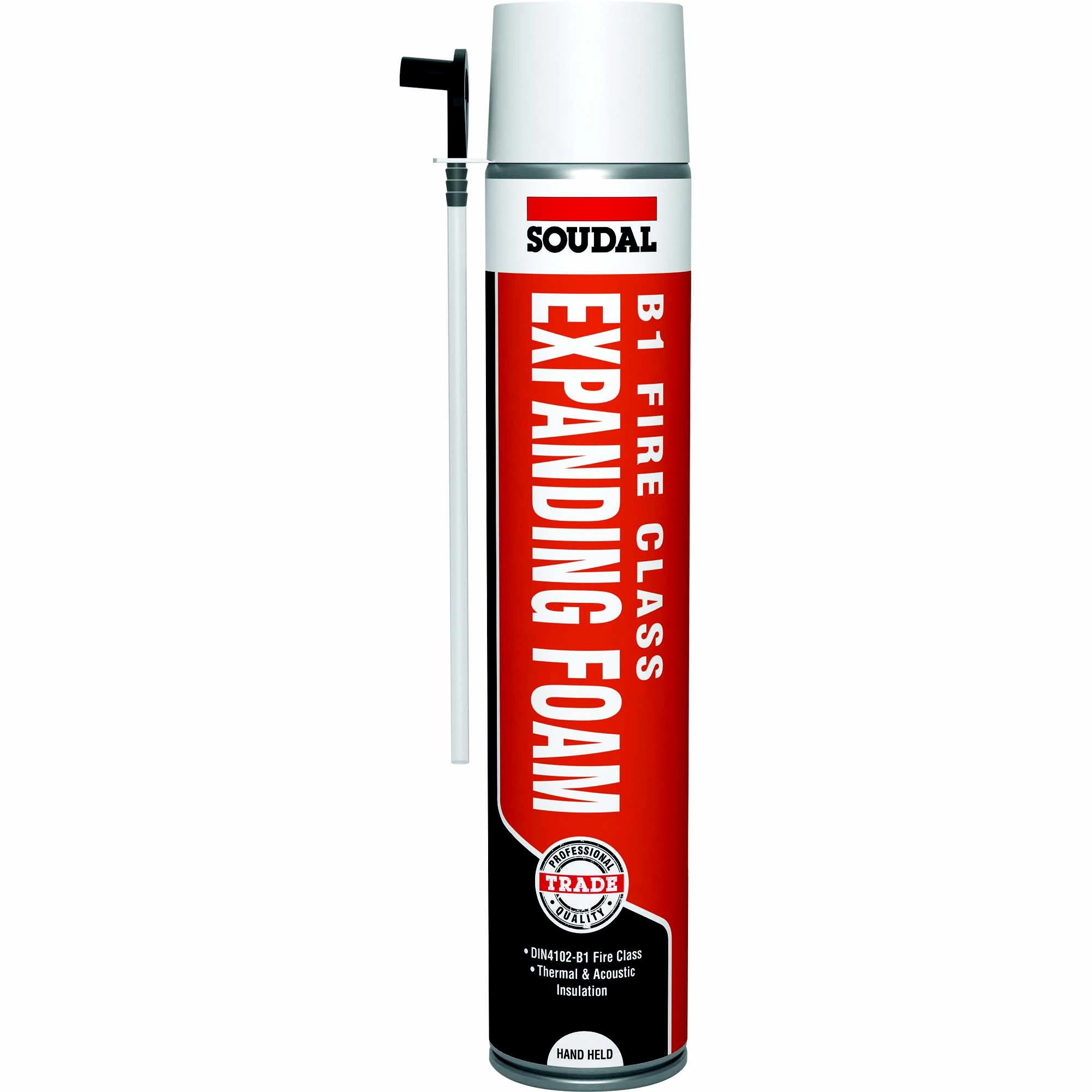 Soudal Trade B1 Fire-rated Hand-held Expanding foam 750ml Soudal Trade B1 Fire-rated Hand-held Expanding Foam 750ml -Home Paint Store soudal trade b1 fire rated hand held expanding foam 750ml5411183146334 01bq