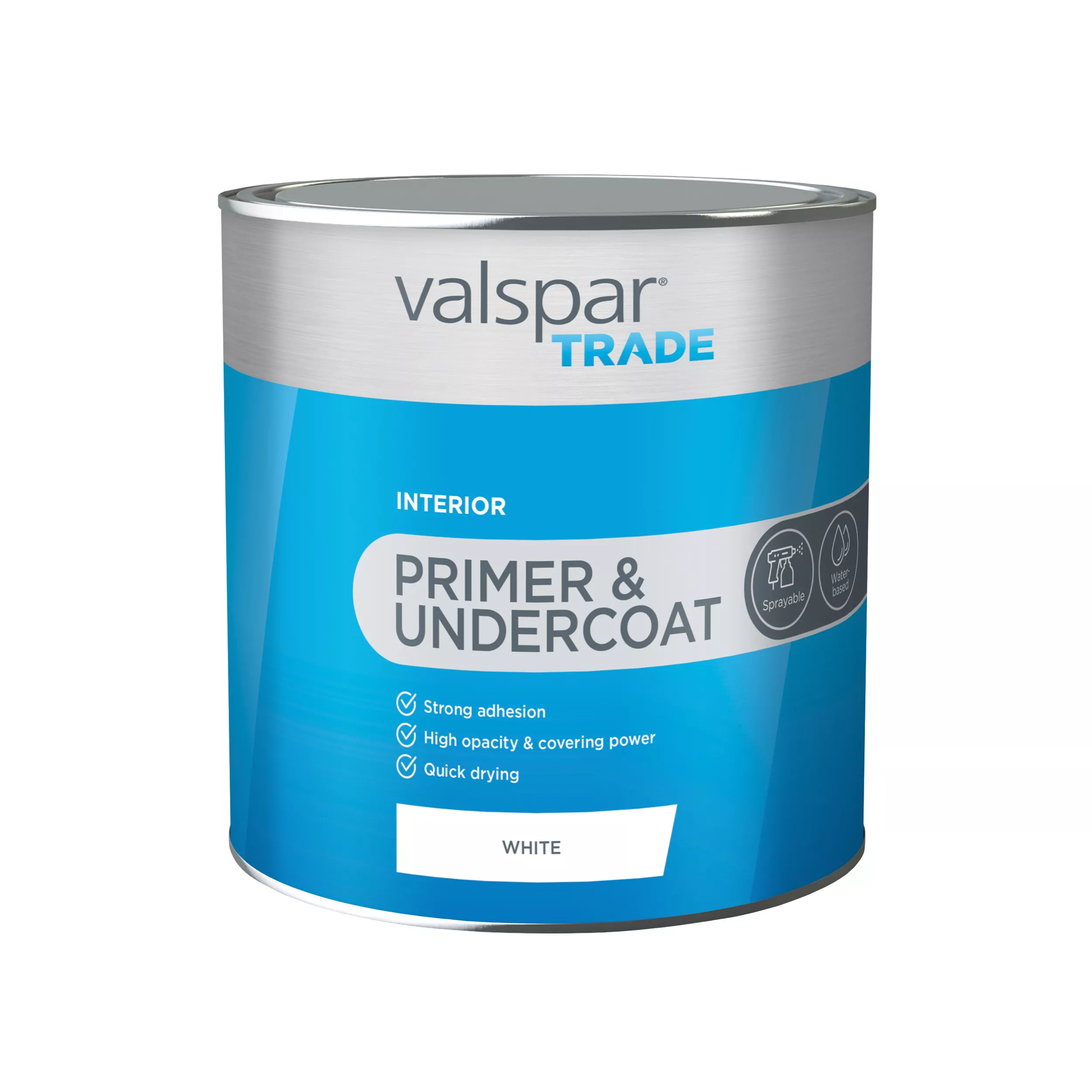 Valspar Trade White Multi-surface Primer, 2.5L Valspar Trade White Multi-surface Primer, 2.5L -Home Paint Store valspar trade white multi surface primer 2 5l5055018166236 02c bq