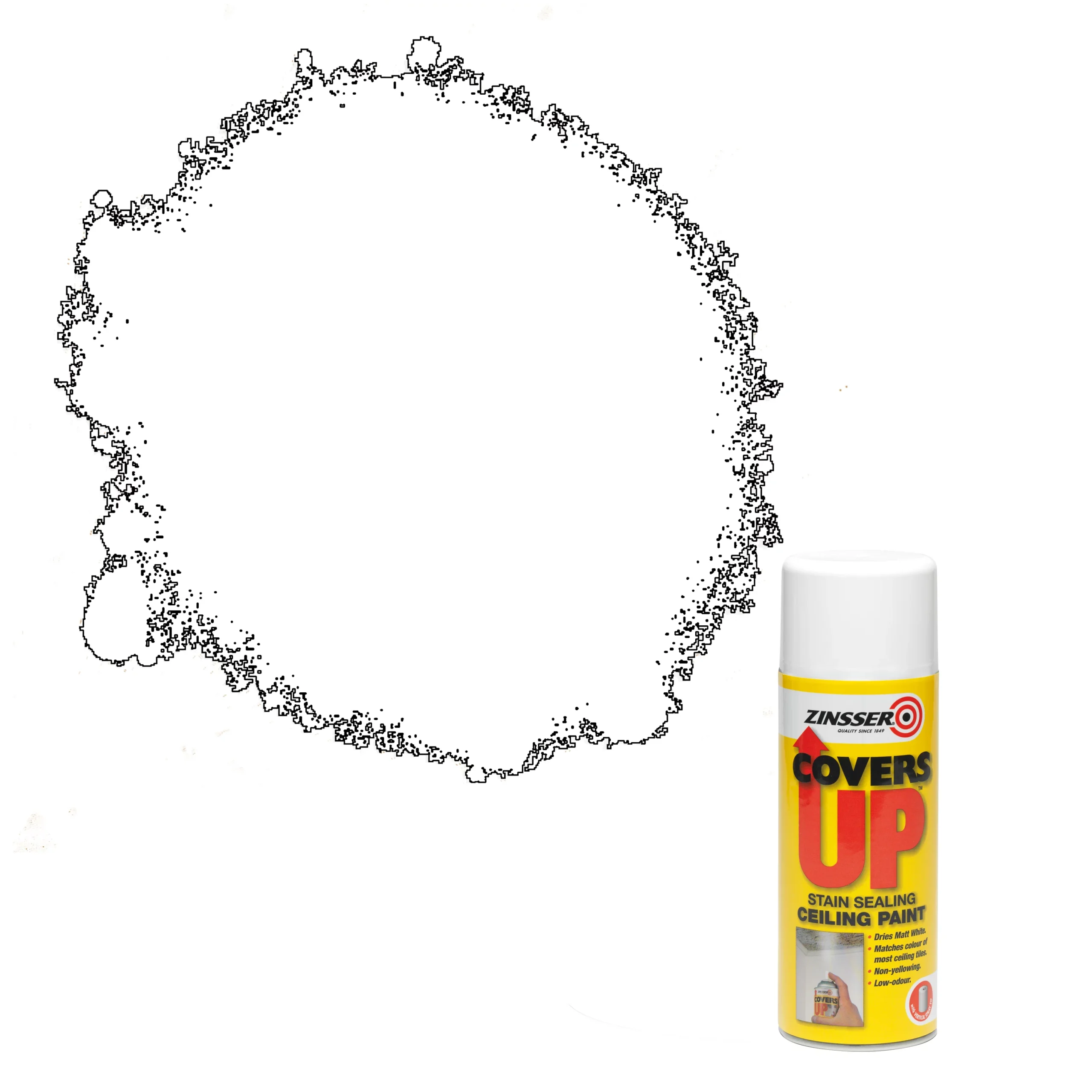 Zinsser Covers up White Matt Sealer Spray paint, 400ml Zinsser Covers Up White Matt Sealer Spray Paint, 400ml -Home Paint Store zinsser covers up white matt sealer spray paint 400ml5037898610481 02c BQ scaled
